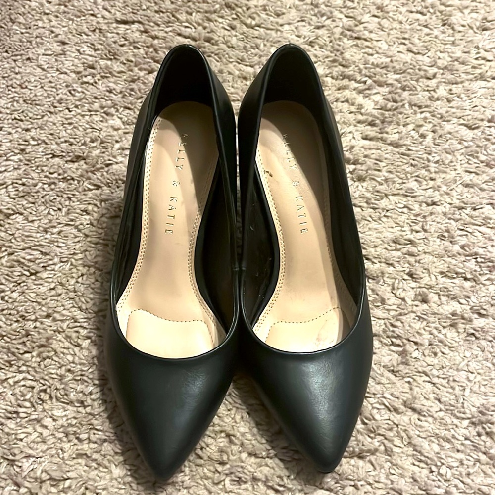 Kelly & Katie black heels
